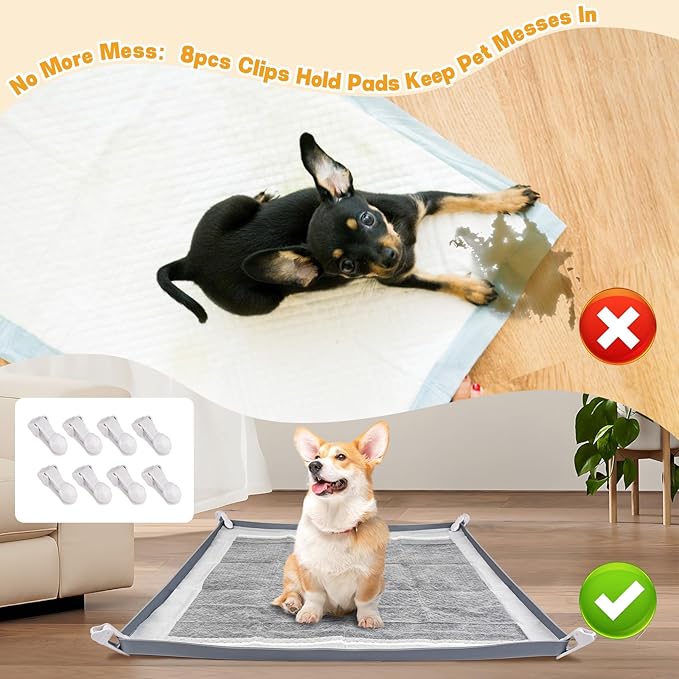 Dog Pee Pad Holder, Puppy Pad Holder Tray for 24&