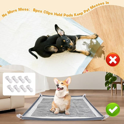 Dog Pee Pad Holder, Puppy Pad Holder Tray for 24&