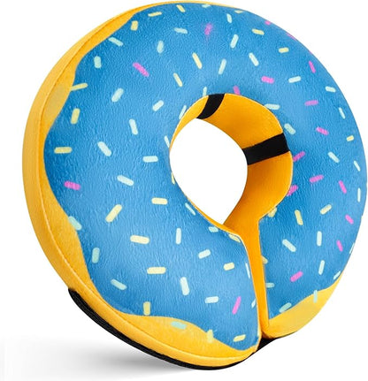 Katoggy Inflatable Dog Cone Collar for Post-Surgery Dogs &amp; Cats, Soft Adjustable Blow-Up Donut E-Collar for Small, Medium &amp; Large Pets