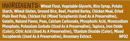 Nutrish Rachael Ray Soup Bones Dog Treats, Beef &amp; Barley Flavor, 6 Bones (Pack of 2)
