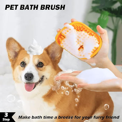 5 Pack Pet Steam Brush Kit – Pet Water Brush for Cats Shedding – Includes Steam Brushes, Undercoat Rake, Massage &amp; Flea Comb for Cats and Dogs - Matted Fur Dematting Tool