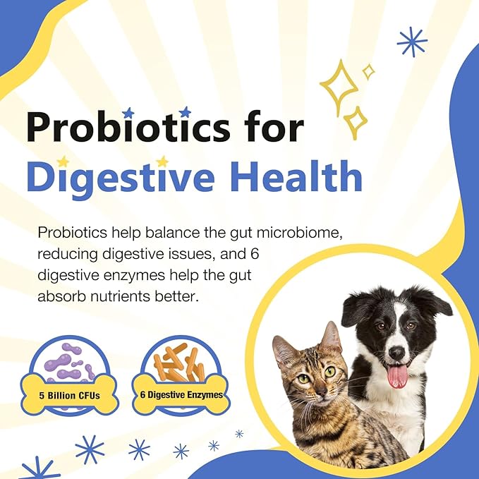 NATURE TARGET Dog Multivitamins for Overall Health with Minerals, Immune Support, Digestive Health, Joint, Hip, Skin &amp; Coat Care with Probiotics, Glucosamine, Enzymes, 120 Freeze Dried Chews