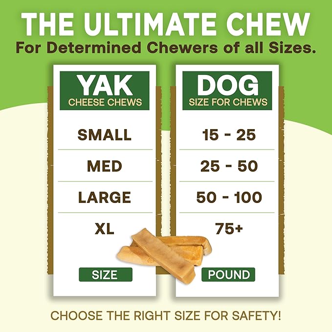 Ecokind Himalayan Chews, Healthy Treats, Odorless, Rawhide Free, Long Lasting Dog Bones for Aggressive Chewers, Indoors &amp; Outdoor Use, Made in The Himalayas, Large (Pack of 20)