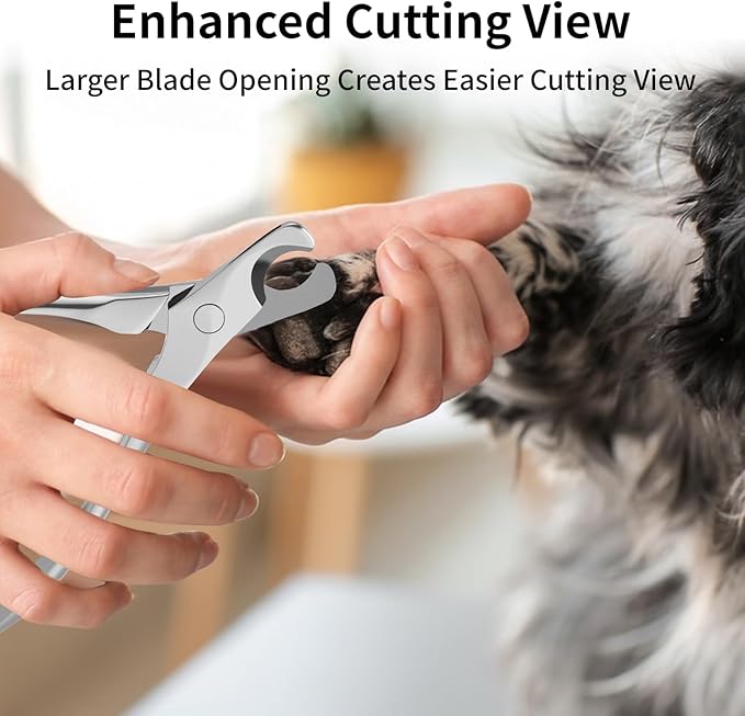 Dog Nail Clippers &amp; Trimmers with Safety Guard - Heavy Duty Pet Nail Clippers for Large, Medium, Small Dogs &amp; Cats
