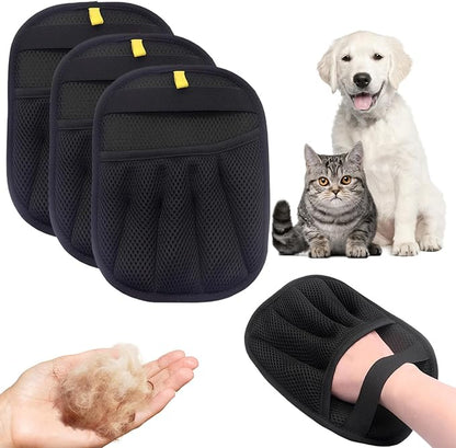 Pet Hair Removal Glove for Cats &amp; Dogs, Reusable Pet Hair Remover Electrostatic Gloves for Couch, Furniture, Carpet