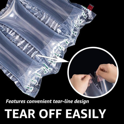 Air Pillows for Shipping with pump 400 Count Inflatable Packaging Air Bags, Alternative to Packing Peanuts, Packing Box filler Purse Stuffers for Shape 3.54" x 7.87"