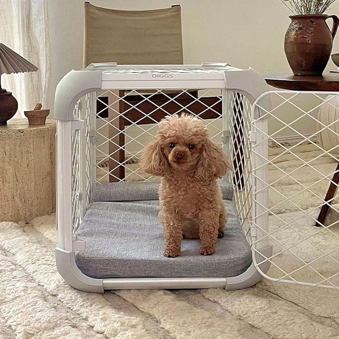 Diggs Bolstr Orthopedic Dog Bed with Headrest - Dog Crate Bed for Evolv Crate &amp; Other Standard Pet Kennels - Durable &amp; Comfortable - (Intermediate)