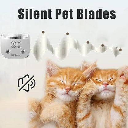 30 Blades for Dog Grooming Blades Compatible with Andis,Oster A5,Wahl km10 Dog Clippers,Size-
