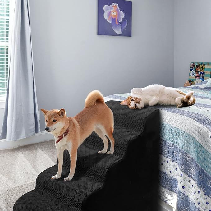 Dog Stairs&amp;Steps for High Beds Up to 28&