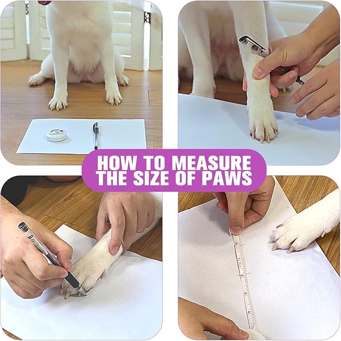 EXPAWLORER Anti Slip Dog Socks to Prevent Licking Paws, Dog Shoes for Hot Pavement, Dog Booties for Small Medium Large Senior Dogs, Traction Control Dog Boots &amp; Paw Protectors for Hardwood Floors