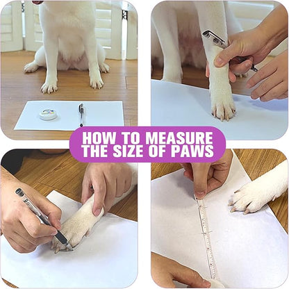 EXPAWLORER Anti Slip Dog Socks to Prevent Licking Paws, Dog Shoes for Hot Pavement, Dog Booties for Small Medium Large Senior Dogs, Traction Control Dog Boots &amp; Paw Protectors for Hardwood Floors