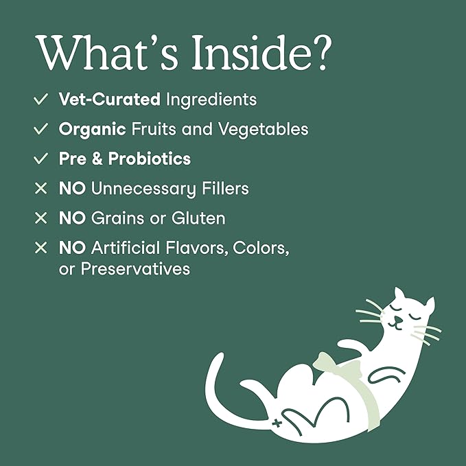 Fera Pets Whole Food Multivitamin Cat &amp; Dog Food Topper with Probiotics, Antioxidants, &amp; Essential Dog Vitamins &amp; Minerals - Nutrients from Fruits, Vegetables, &amp; Organ Meats - 3.7 oz