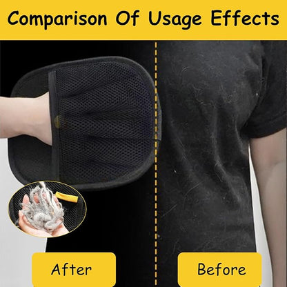 Vingtank 2Pcs Pet Hair Remover Glove, 2025 Upgraded Pet Hair Remover Electrostatic Gloves Reusable Cat &amp; Dog Hair Removal Tool for Couch, Furniture, Carpet, Car Seat
