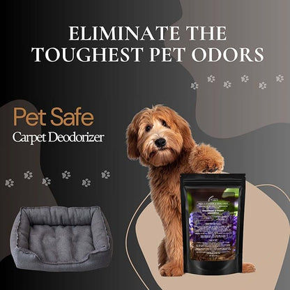 Blue Lavender &amp; Bergamot Carpet Freshener Powder: Powerful Odor Eliminator for Home, Upholstery Deodorizer, Carpet Deodorizer, Pet Urine, Cat Litter Box - Blue Lavender &amp; Bergamot