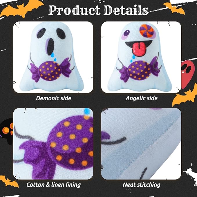 Dorakitten Catnip Toys Interactive Cat 5PCS Cats Chew Plush Ghost Toys &amp; Pet Stuffed Nip Pillow &amp; Kitten Best Kicker Toy Cute and Soft Teething Supplies for Moving Kitty Indoor
