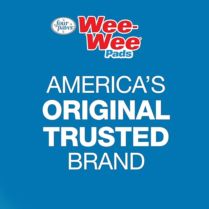 Four Paws Wee-Wee Odor Control with Febreze Freshness Pee Pads for Dogs &amp; Puppies, Leak-Proof Dog Housebreaking Potty Training Floor Protection, Spring Fresh Scent, 28" x 30", 30 Count