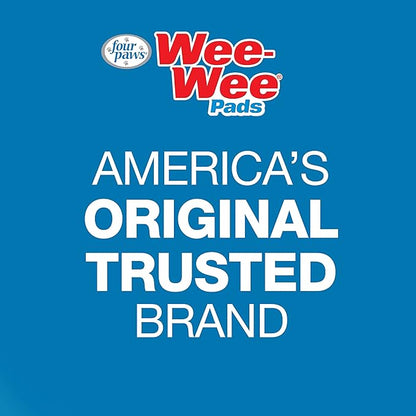 Four Paws Wee-Wee Odor Control with Febreze Freshness Pee Pads for Dogs &amp; Puppies, Leak-Proof Dog Housebreaking Potty Training Floor Protection, Spring Fresh Scent, 28" x 30", 30 Count