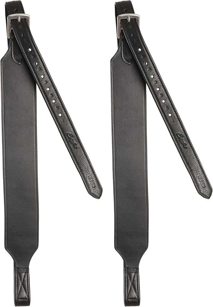 Exion Wide Stability Stirrup Leathers for English Saddles | Premium Cowhide Leather | Enhanced Leg Stability &amp; Comfort | Sizes: 48" to 62"