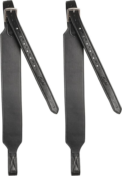Exion Wide Stability Stirrup Leathers for English Saddles | Premium Cowhide Leather | Enhanced Leg Stability &amp; Comfort | Sizes: 48" to 62"