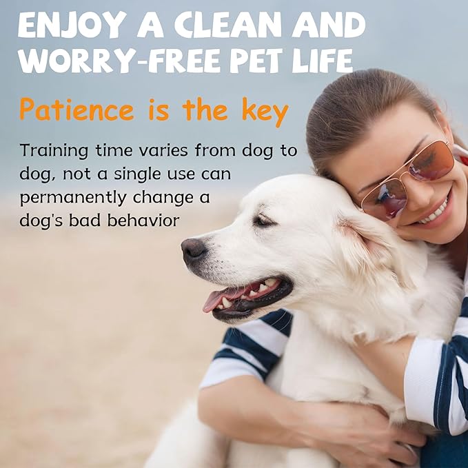 Dog Potty Spray Set, No-Go Spray &amp; Potty Training Spray, Puppy Essentials, Stops Urination &amp; Marking, Indoor and Outdoor Use (8 fl oz) Large Capacity, More Suitable for Multi-Dog Households