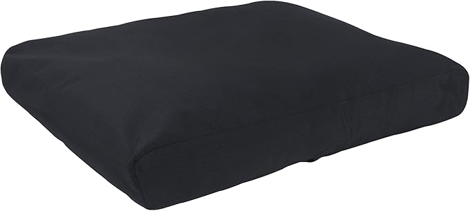 K9 Ballistics Tough Rectangle Pillow XXL Extra Large Dog Bed - Removable Cover, Washable, Durable &amp; Water Resistant Dog Bed Made for Big Dogs 68"x40", Obsidian Black