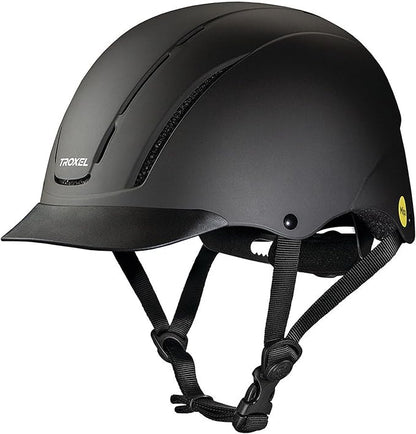 Troxel Spirit MIPS Technology Full Coverage Horse Riding Helmet, Horseback Riding Gear for Equestrians, Medium (7-7-3/8), Navy Duratec