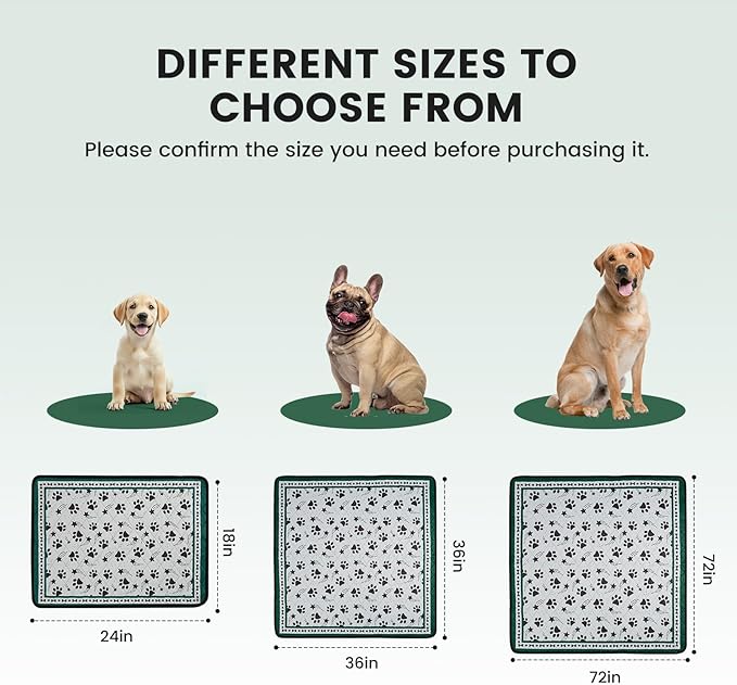 Gardner Pet Washable Dog Pee Pads, 36&