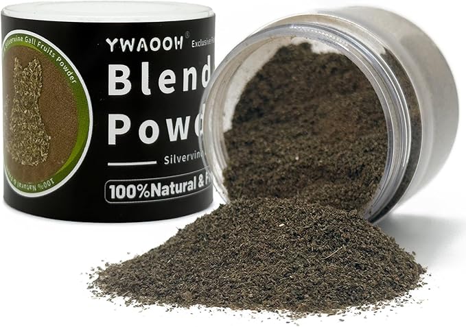 Catnip &amp; Silvervine Powder – 15g Blend of Silver Vine Gall Fruit &amp; Pure Catnip, Non-Addictive, Suitable for All Cat Ages, Multi-Play Use for Cat Toys, Scratchers &amp; Protecting Furniture