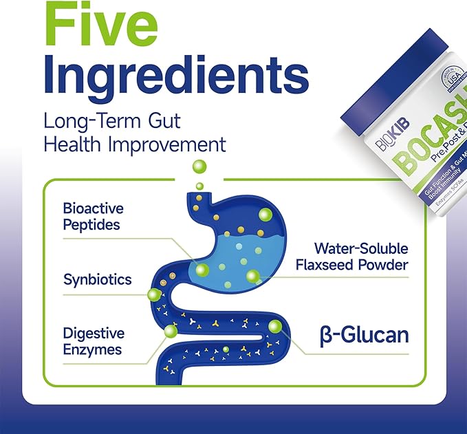 BOCASHI Probiotics for Dogs &amp; Cats, Pet Fermented Nutritional Powder - for Digestive Health, Gut Support, Diarrhea &amp; Constipation, Immune Booster - Natural, Made in USA - 60 Scoops