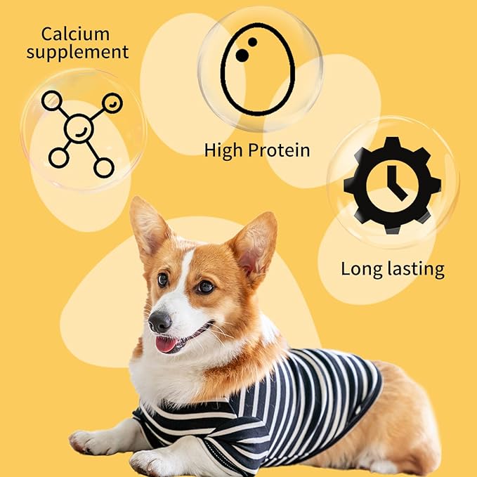 ASMPET Dog Treats Chews, Chicken Wrapped Beef Cartilage, Rawhide Free &amp; Grain Free Dog Snacks 10.6 oz