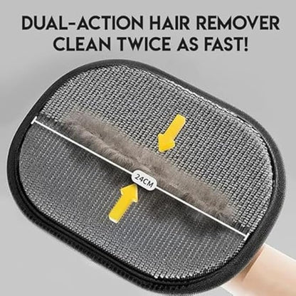 5-Pack Pet Hair Removal Gloves,Electrostatic Pet Hair Remover Tool,Dog Hair Remover Furniture Reusable &amp; Washable Grooming Mitts,Lint &amp; Fur Remover for Clothes, Carpets, Car Seats