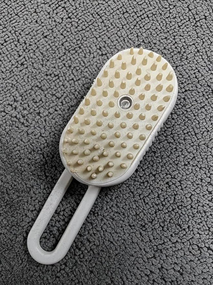 Cat Steam Brush for Shedding with Foldable Handle 4 in 1 Rechargeable Steam Brush for Cats and Dogs,Haired Pets Spritz Defur Comb for Cats Pet Spray Grooming Tool for Hair Removal &amp; Massage