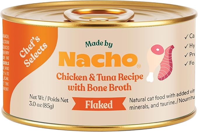 Made by Nacho Flaked Filets Recipe in Bone Broth, Grain-Free Chef&