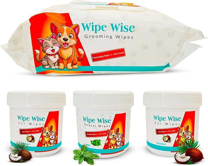 100 Pet Wipes (8x8&