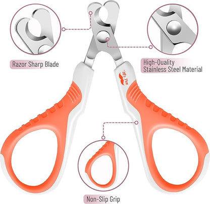 Mr. Pen Cat Nail Trimmer - Orange, Kitten &amp; Small Dog Nail Clipper, Cat Claw Trimmer
