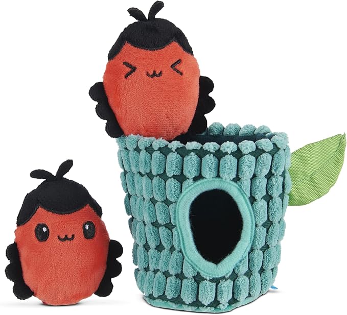 Barkbox Bao &amp; BAB Plush Toy, Multi-Part Fun for and Perfect for Interactive Playtime, X-Small Breeds