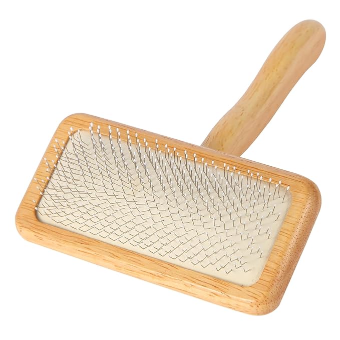 Dog Slicker Brush for Shedding &amp; Grooming - Professional Dog Brush and Cat Brush with Coated Tips &amp; Air-Cushion Design, Deshedding Tool Removes Undercoat Tangles &amp; Loose Fur for Long/Short Hair Pets