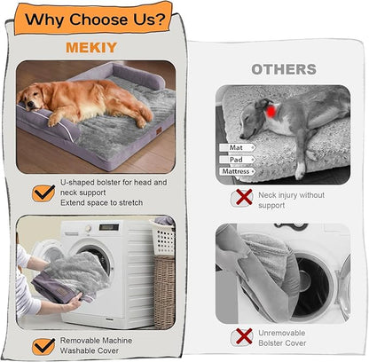 Small Dog Bed and Cat Sofa Waterproof Orthopedic Dog Beds for Small Dogs Cat Bed Comfy Pet Couch Sofa Beds with Washable Removable Cover &amp; Non-Slip Bottom