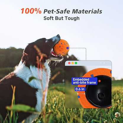 Interactive Dog Ball Toy, Automatic Moving Bouncing Rotating Smart Ball with 3 Modes, Durable E-TPU Material for Medium &amp; Large Dogs, IP54 Waterproof Stimulation Toy to Keep Dog Busy &amp; Active