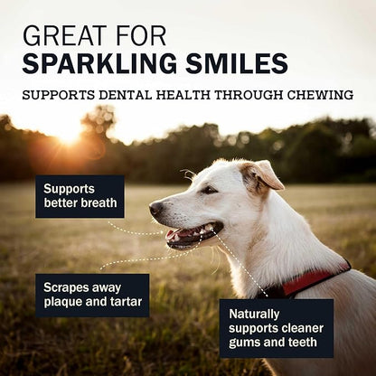 Redbarn Natural Dur-A-Bulls Treats for Dogs - 5 Medium Sticks - Hickory Flavor - Made in USA Long Lasting 100% Digestible No Artificial Ingredients or Plastic