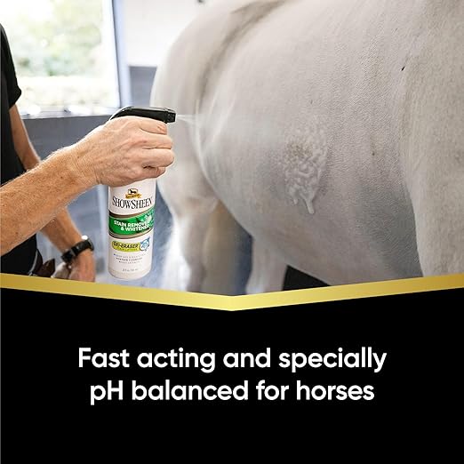 Absorbine ShowSheen Stain Remover &amp; Horse Whitener, Oxi-Eraser Stain Lifters, 20oz