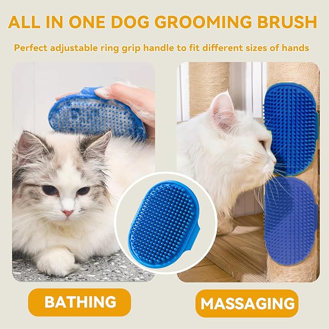 3 Packs Pet Hair Removal Glove,Pet Hair Remover for Cat &amp; Dog,New Upgraded Electrostatic Gloves Pet Hair,Reusable Electro Static Pet Hair Remover Electrostatic Gloves for Furniture,Couch (3 Packs)