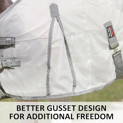 Schneiders Soft Interlock Mesh II Horse Fly Sheets | Superior UV &amp; Insect Protection | Versatile Euro Fit Option | Reflective Safety Design
