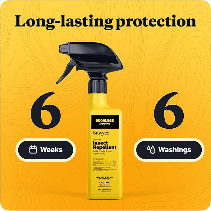 Sawyer Products Premium Permethrin Insect Repellent for Clothing, Gear &amp; Tents