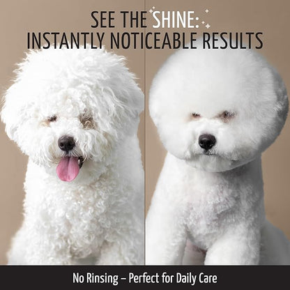 Tauro Pro Line Dog Detangler Spray - Dematting Dog Leave in Conditioner Spray Perfect for Golden Doodle, Poodle, Other Breeds &amp; Cat Matted Hair Grooming (Fur Growth - 8.45 Fl Oz)