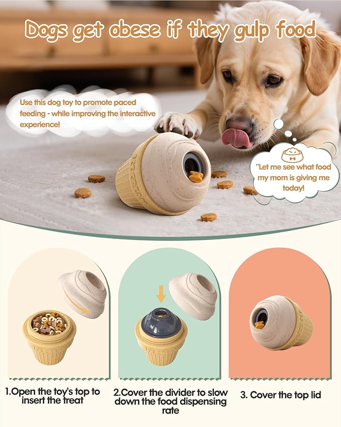Dog Frozen Treat Toy, Long-Lasting Interactive Dog Toys to Keep Them Busy, Fillable &amp; Freezable Birthday Gifts, Enrichment Toys for Puppy