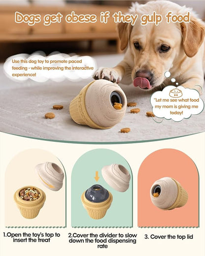 Dog Frozen Treat Toy, Long-Lasting Interactive Dog Toys to Keep Them Busy, Fillable &amp; Freezable Birthday Gifts, Enrichment Toys for Puppy