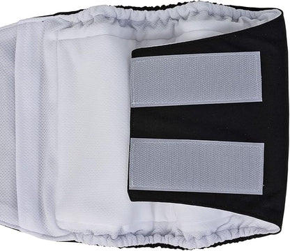 CuteBone Dog Diapers Male Washable Belly Band for Male Dogs Wraps 3pcs a Pack DM41L
