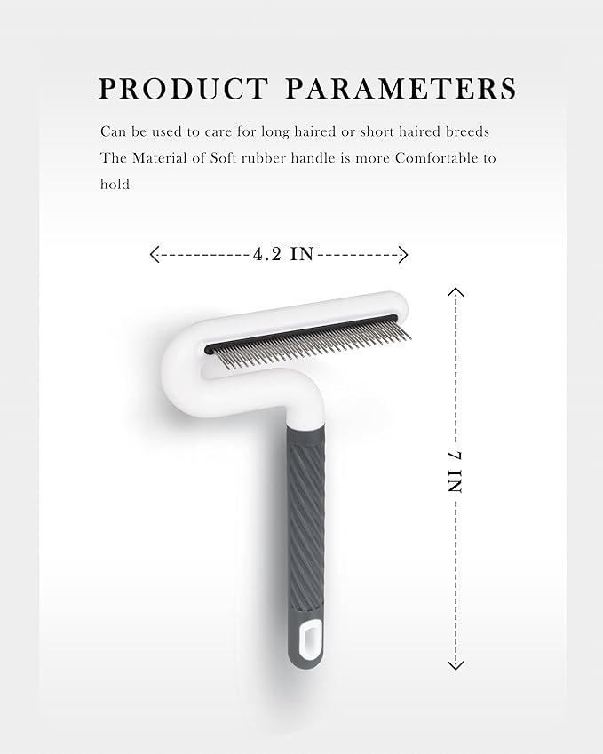 Flea Comb, TailGurus Effective Flea Comb for Cats &amp; Dogs-Shedding Brush for All Pets-Long Hair Friendly-Durable-Versatile &amp; Safe-Durable, Safe &amp; Versatile-Portable,Pet-Friendly(TG2038)(Lime)