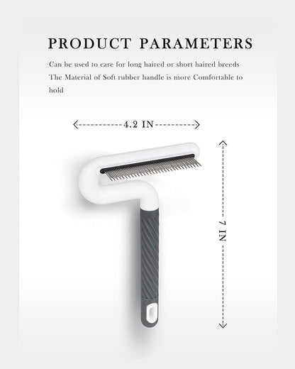 Flea Comb, TailGurus Effective Flea Comb for Cats &amp; Dogs-Shedding Brush for All Pets-Long Hair Friendly-Durable-Versatile &amp; Safe-Durable, Safe &amp; Versatile-Portable,Pet-Friendly(TG2038)(Lime)